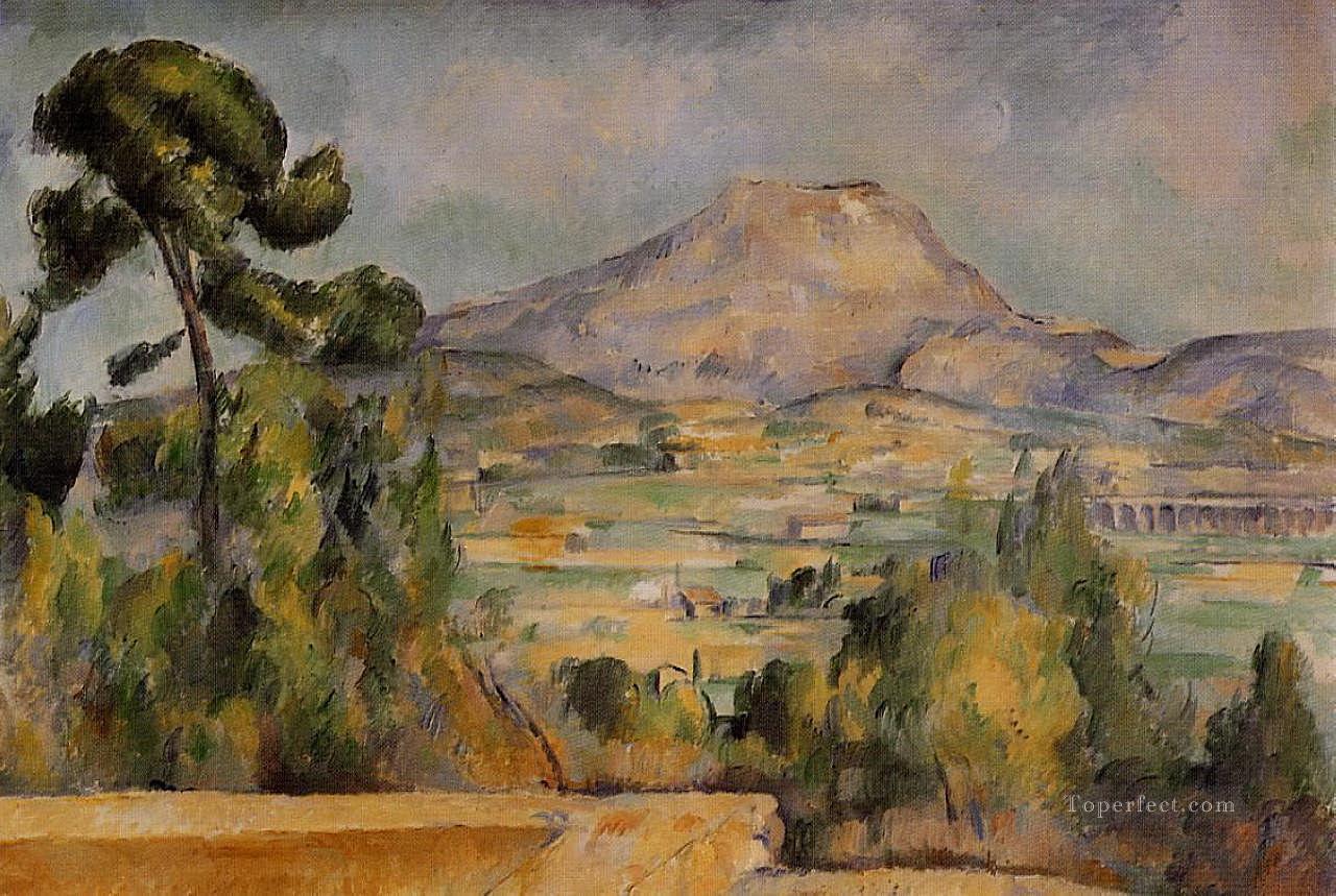 Mont Sainte Victoire 4 Paul Cezanne Mountain Oil Paintings